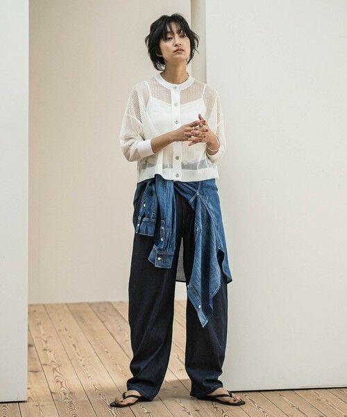 MAYSON GREY / メイソングレイ カーディガン・ボレロ | 透かし柄編みニットカーディガン≪手洗い可能≫ | 詳細5