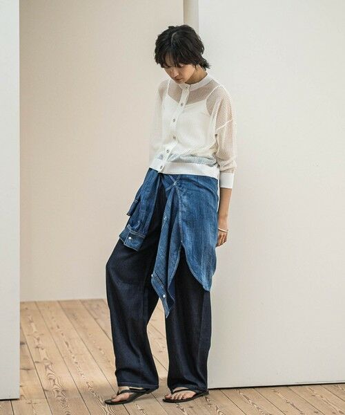 MAYSON GREY / メイソングレイ カーディガン・ボレロ | 透かし柄編みニットカーディガン≪手洗い可能≫ | 詳細6