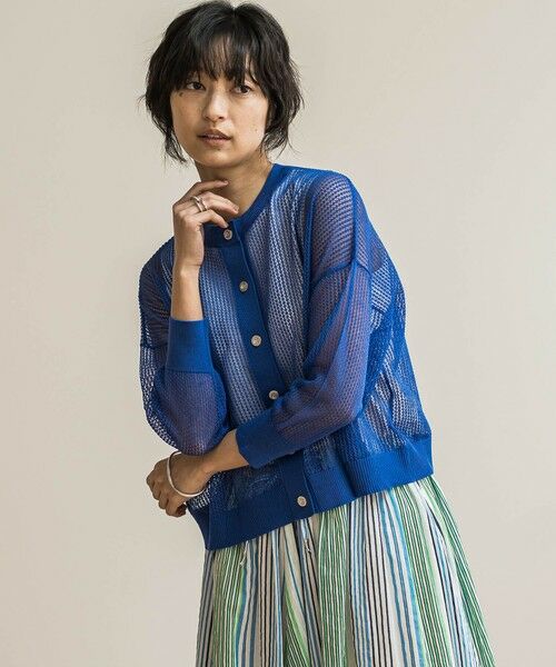 MAYSON GREY / メイソングレイ カーディガン・ボレロ | 透かし柄編みニットカーディガン≪手洗い可能≫ | 詳細10