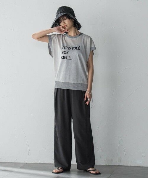 MAYSON GREY / メイソングレイ ニット・セーター | 『心盗まれた』ロゴニットプルオーバー≪手洗い可能≫ | 詳細16