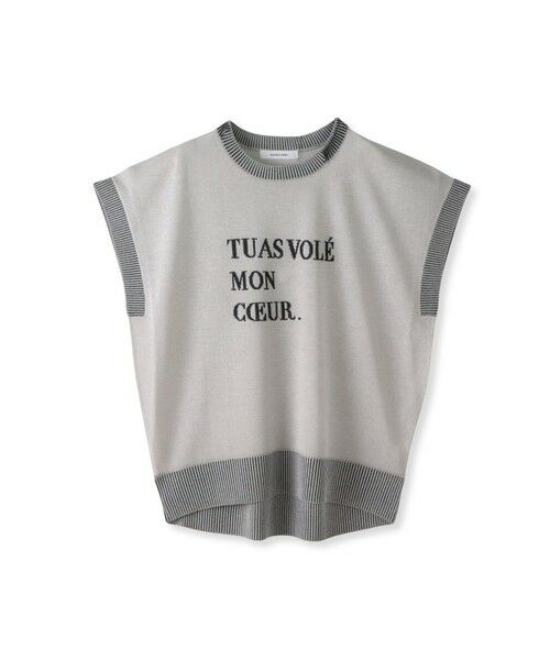 MAYSON GREY / メイソングレイ ニット・セーター | 『心盗まれた』ロゴニットプルオーバー≪手洗い可能≫ | 詳細21