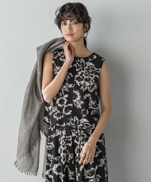 MAYSON GREY / メイソングレイ シャツ・ブラウス | フラワープリントノースリーブクロップドブラウス | 詳細20