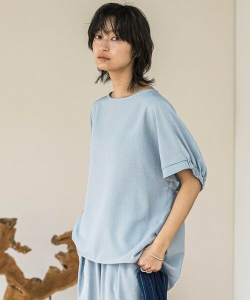 MAYSON GREY/メイソングレイ 【新色追加】ドルマンブラウス≪手洗い可能 / セットアップ対応≫ ブルー M MAYSON GREY/メイソングレイ 【新色追加】ドルマンブラウス≪手洗い可能 / セットアップ対応≫ ブルー M
