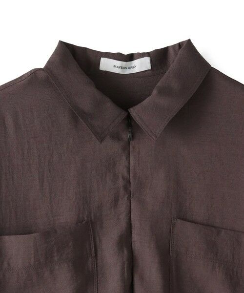 MAYSON GREY / メイソングレイ シャツ・ブラウス | ラフィーネクロスハーフジップブラウス≪手洗い可能 / セットアップ対応≫ | 詳細21
