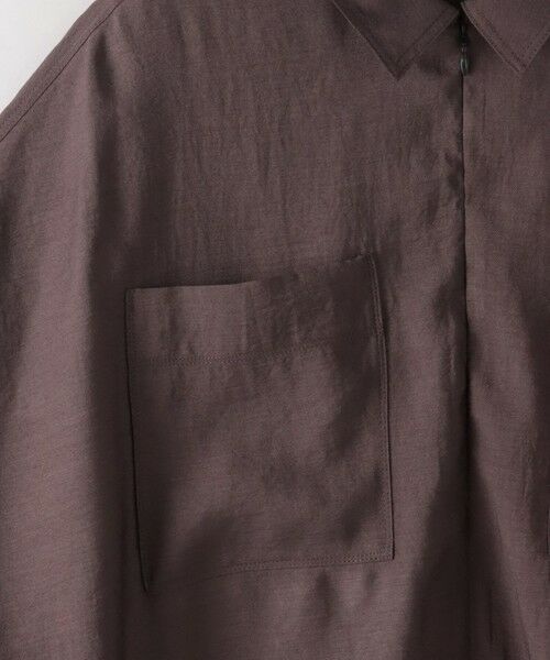 MAYSON GREY / メイソングレイ シャツ・ブラウス | ラフィーネクロスハーフジップブラウス≪手洗い可能 / セットアップ対応≫ | 詳細22