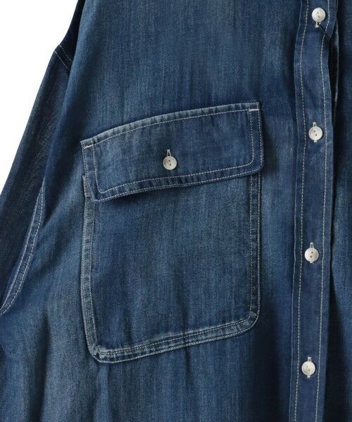 MAYSON GREY / メイソングレイ シャツ・ブラウス | シアーデニムオーバーシャツ≪洗濯機で洗える≫ | 詳細11