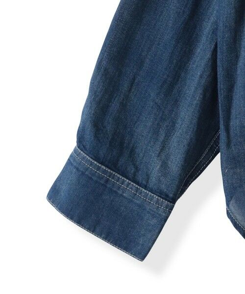 MAYSON GREY / メイソングレイ シャツ・ブラウス | シアーデニムオーバーシャツ≪洗濯機で洗える≫ | 詳細12