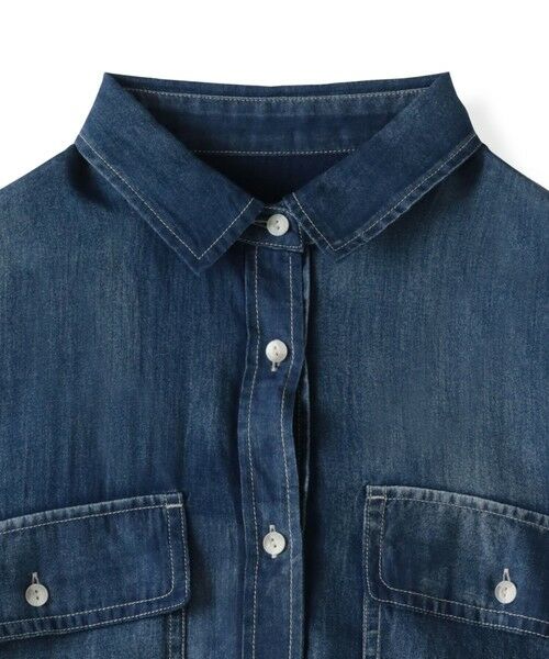 MAYSON GREY / メイソングレイ シャツ・ブラウス | シアーデニムオーバーシャツ≪洗濯機で洗える≫ | 詳細15