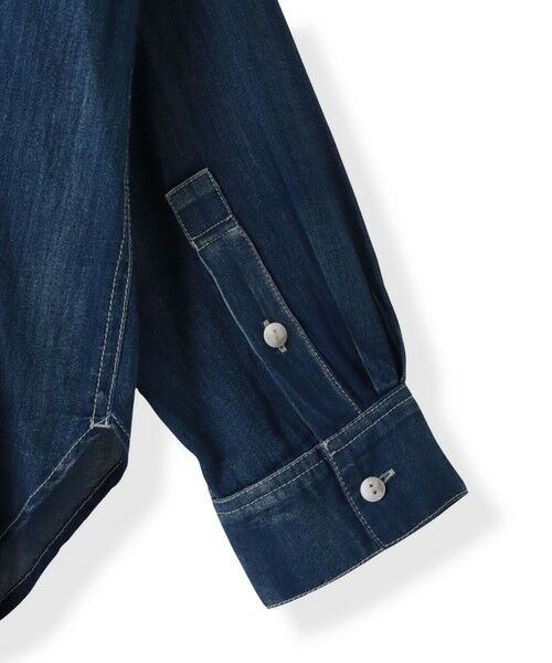 MAYSON GREY / メイソングレイ シャツ・ブラウス | シアーデニムオーバーシャツ≪洗濯機で洗える≫ | 詳細17