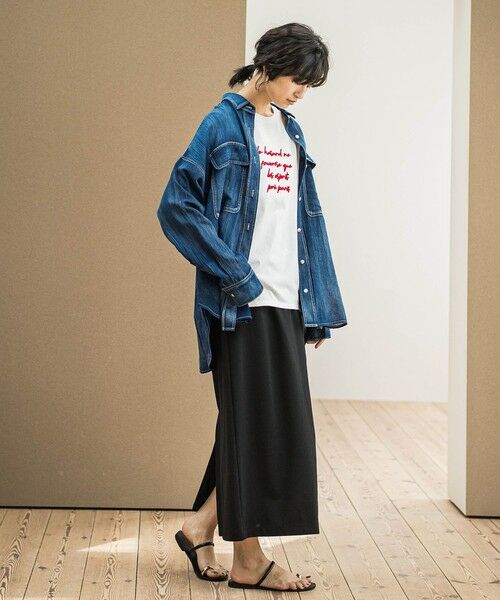 MAYSON GREY / メイソングレイ シャツ・ブラウス | シアーデニムオーバーシャツ≪洗濯機で洗える≫ | 詳細6