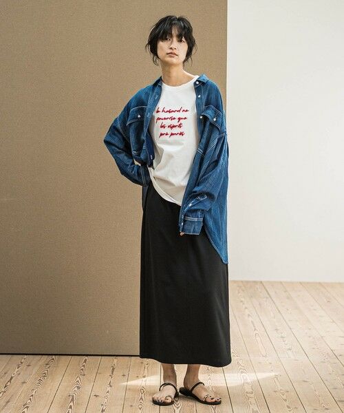 MAYSON GREY / メイソングレイ シャツ・ブラウス | シアーデニムオーバーシャツ≪洗濯機で洗える≫ | 詳細7