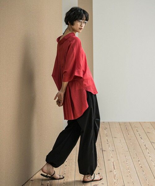 MAYSON GREY / メイソングレイ シャツ・ブラウス | 【新色追加】シアー楊柳バックタックスキッパーブラウス≪手洗い可能≫ | 詳細5