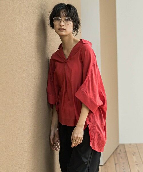 MAYSON GREY / メイソングレイ シャツ・ブラウス | 【新色追加】シアー楊柳バックタックスキッパーブラウス≪手洗い可能≫ | 詳細2