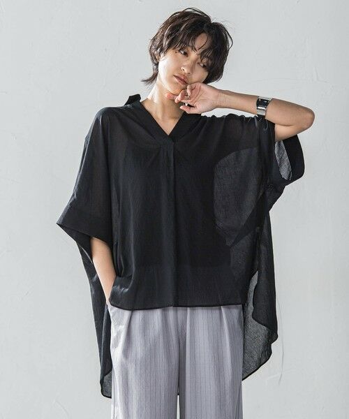 MAYSON GREY / メイソングレイ シャツ・ブラウス | 【新色追加】シアー楊柳バックタックスキッパーブラウス≪手洗い可能≫ | 詳細9