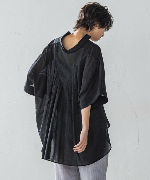 MAYSON GREY / メイソングレイ シャツ・ブラウス | 【新色追加】シアー楊柳バックタックスキッパーブラウス≪手洗い可能≫ | 詳細11