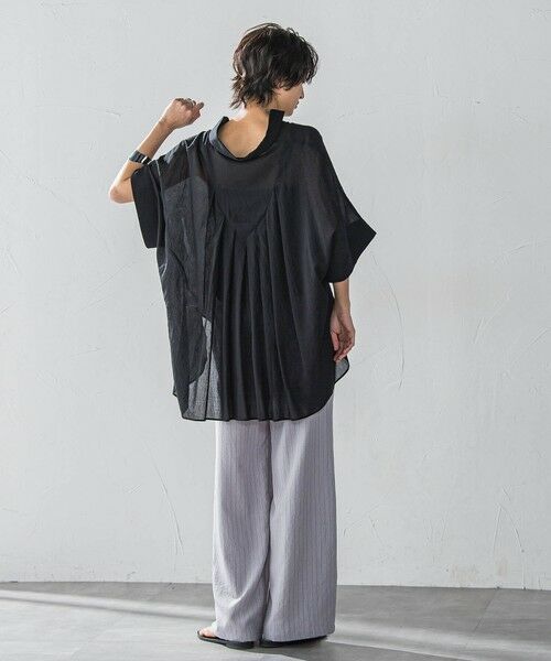 MAYSON GREY / メイソングレイ シャツ・ブラウス | 【新色追加】シアー楊柳バックタックスキッパーブラウス≪手洗い可能≫ | 詳細15