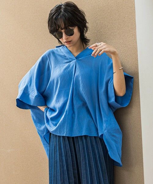 MAYSON GREY / メイソングレイ シャツ・ブラウス | 【新色追加】シアー楊柳バックタックスキッパーブラウス≪手洗い可能≫ | 詳細19