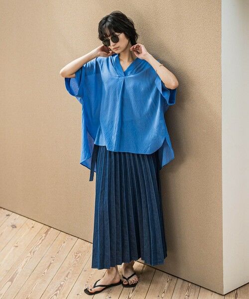 MAYSON GREY / メイソングレイ シャツ・ブラウス | 【新色追加】シアー楊柳バックタックスキッパーブラウス≪手洗い可能≫ | 詳細20