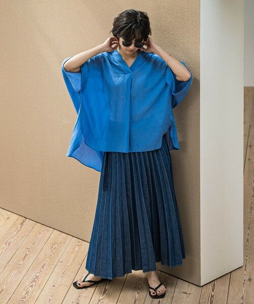 MAYSON GREY / メイソングレイ シャツ・ブラウス | 【新色追加】シアー楊柳バックタックスキッパーブラウス≪手洗い可能≫ | 詳細21