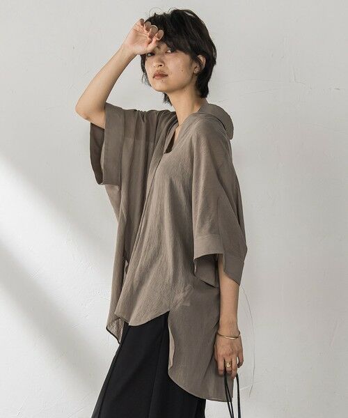 MAYSON GREY / メイソングレイ シャツ・ブラウス | 【新色追加】シアー楊柳バックタックスキッパーブラウス≪手洗い可能≫ | 詳細25