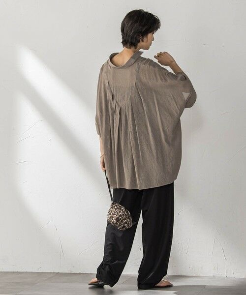 MAYSON GREY / メイソングレイ シャツ・ブラウス | 【新色追加】シアー楊柳バックタックスキッパーブラウス≪手洗い可能≫ | 詳細28