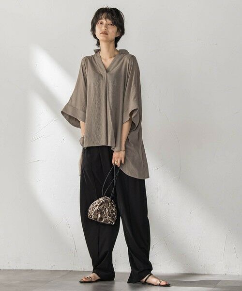 MAYSON GREY / メイソングレイ シャツ・ブラウス | 【新色追加】シアー楊柳バックタックスキッパーブラウス≪手洗い可能≫ | 詳細30