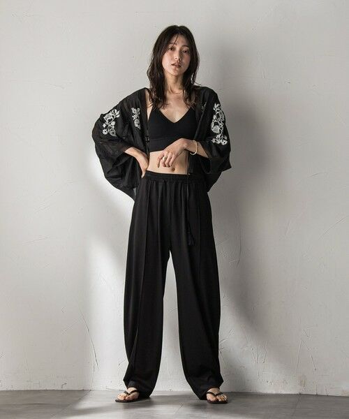 セール】 フレアノースリーブ+カーブパンツセットアップ≪手洗い