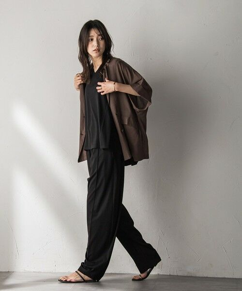 MAYSON GREY / メイソングレイ ロング・マキシ丈ワンピース | フレアノースリーブ+カーブパンツセットアップ≪手洗い可能≫ | 詳細13