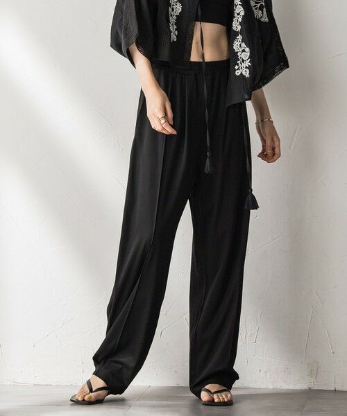 MAYSON GREY / メイソングレイ ロング・マキシ丈ワンピース | フレアノースリーブ+カーブパンツセットアップ≪手洗い可能≫ | 詳細4