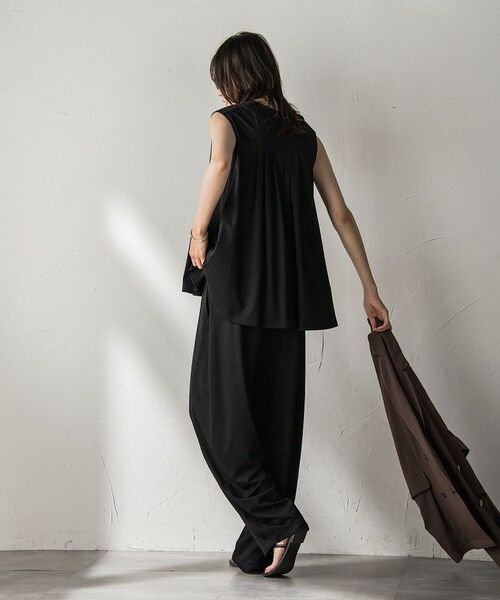 セール】 フレアノースリーブ+カーブパンツセットアップ≪手洗い可能