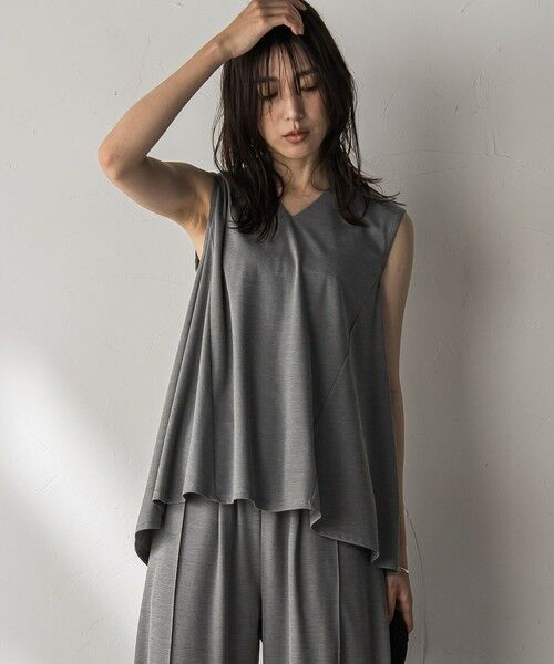 MAYSON GREY / メイソングレイ ロング・マキシ丈ワンピース | フレアノースリーブ+カーブパンツセットアップ≪手洗い可能≫ | 詳細22