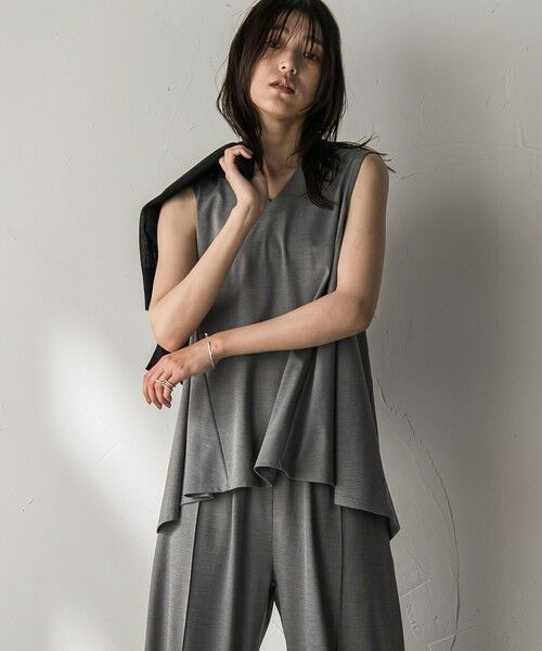 MAYSON GREY / メイソングレイ ロング・マキシ丈ワンピース | フレアノースリーブ+カーブパンツセットアップ≪手洗い可能≫ | 詳細23