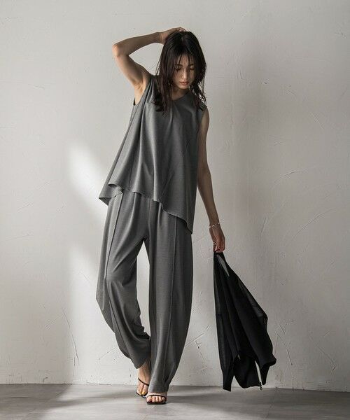 MAYSON GREY / メイソングレイ ロング・マキシ丈ワンピース | フレアノースリーブ+カーブパンツセットアップ≪手洗い可能≫ | 詳細28