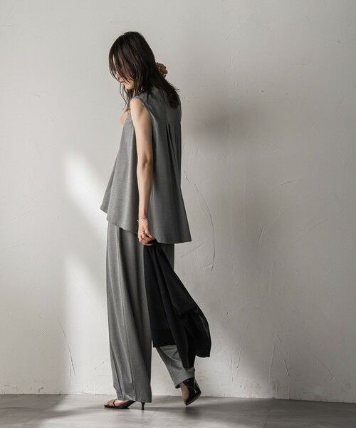 MAYSON GREY / メイソングレイ ロング・マキシ丈ワンピース | フレアノースリーブ+カーブパンツセットアップ≪手洗い可能≫ | 詳細29
