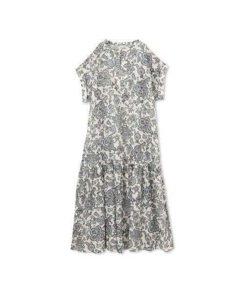 MAYSON GREY / メイソングレイ ロング・マキシ丈ワンピース | ペイズリー柄スキッパーフレンチワンピース≪洗濯機で洗える≫ | 詳細7