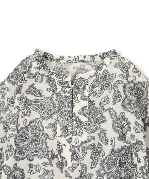 MAYSON GREY / メイソングレイ ロング・マキシ丈ワンピース | ペイズリー柄スキッパーフレンチワンピース≪洗濯機で洗える≫ | 詳細9