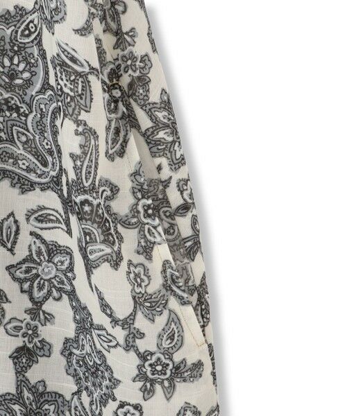 MAYSON GREY / メイソングレイ ロング・マキシ丈ワンピース | ペイズリー柄スキッパーフレンチワンピース≪洗濯機で洗える≫ | 詳細12
