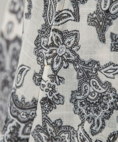 MAYSON GREY / メイソングレイ ロング・マキシ丈ワンピース | ペイズリー柄スキッパーフレンチワンピース≪洗濯機で洗える≫ | 詳細6