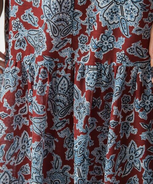 MAYSON GREY / メイソングレイ ロング・マキシ丈ワンピース | ペイズリー柄スキッパーフレンチワンピース≪洗濯機で洗える≫ | 詳細19