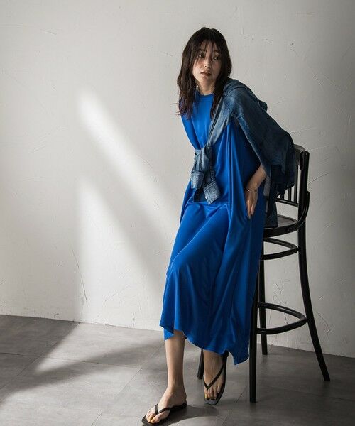 MAYSON GREY / メイソングレイ ロング・マキシ丈ワンピース | タックノースリーブカットワンピース≪手洗い可能≫ | 詳細9