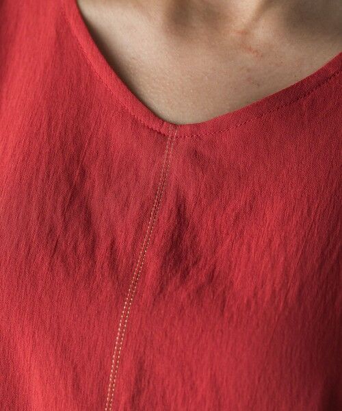 MAYSON GREY / メイソングレイ ロング・マキシ丈ワンピース | シアーラメステッチノースリーブワンピース≪手洗い可能≫ | 詳細7