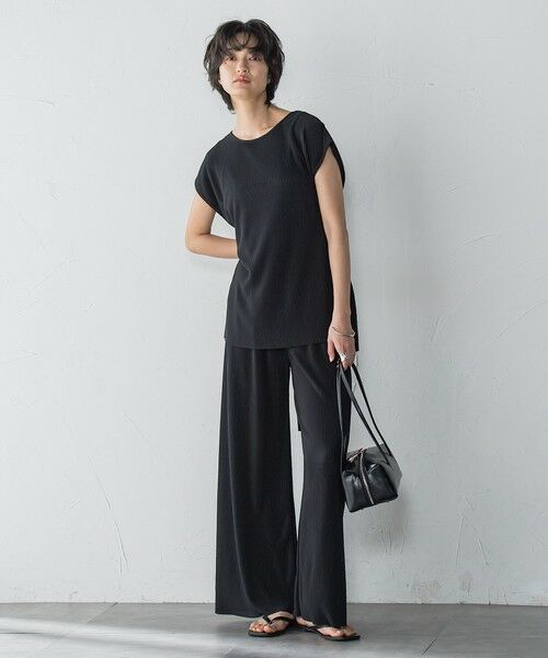 MAYSON GREY / メイソングレイ ロング・マキシ丈ワンピース | 【WEB限定】クリスタルプリーツノースリーブセットアップ≪手洗い可能≫ | 詳細10