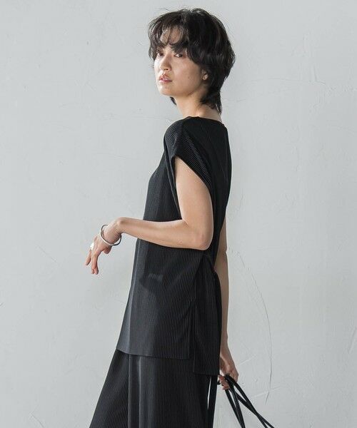 MAYSON GREY / メイソングレイ ロング・マキシ丈ワンピース | 【WEB限定】クリスタルプリーツノースリーブセットアップ≪手洗い可能≫ | 詳細2