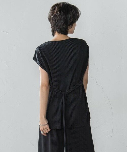 MAYSON GREY / メイソングレイ ロング・マキシ丈ワンピース | 【WEB限定】クリスタルプリーツノースリーブセットアップ≪手洗い可能≫ | 詳細3