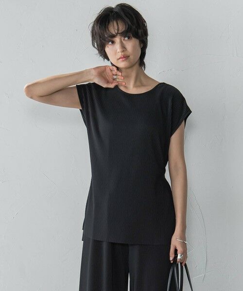 MAYSON GREY / メイソングレイ ロング・マキシ丈ワンピース | 【WEB限定】クリスタルプリーツノースリーブセットアップ≪手洗い可能≫ | 詳細4