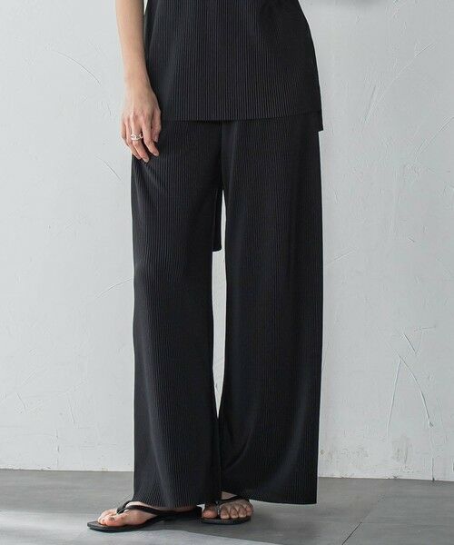 MAYSON GREY / メイソングレイ ロング・マキシ丈ワンピース | 【WEB限定】クリスタルプリーツノースリーブセットアップ≪手洗い可能≫ | 詳細6