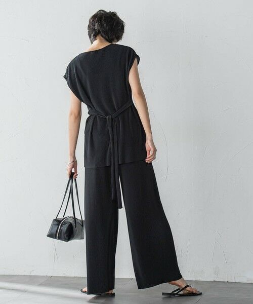 MAYSON GREY / メイソングレイ ロング・マキシ丈ワンピース | 【WEB限定】クリスタルプリーツノースリーブセットアップ≪手洗い可能≫ | 詳細8