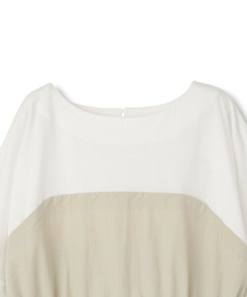 MAYSON GREY / メイソングレイ ロング・マキシ丈ワンピース | 【WEB限定 / 新色追加】異素材ドッキングドロストワンピース≪洗濯機で洗える≫ | 詳細14