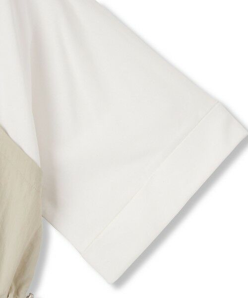 MAYSON GREY / メイソングレイ ロング・マキシ丈ワンピース | 【WEB限定 / 新色追加】異素材ドッキングドロストワンピース≪洗濯機で洗える≫ | 詳細16