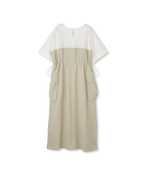 MAYSON GREY / メイソングレイ ロング・マキシ丈ワンピース | 【WEB限定 / 新色追加】異素材ドッキングドロストワンピース≪洗濯機で洗える≫ | 詳細23